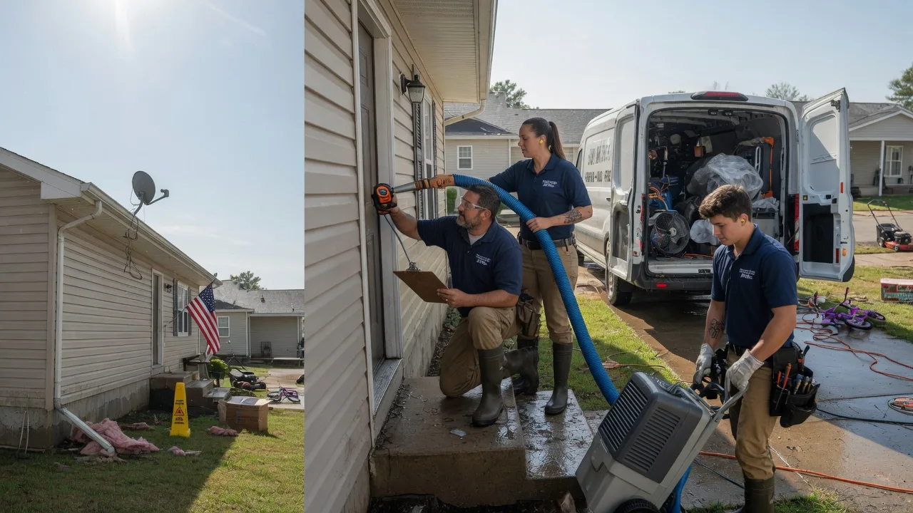 Ceiling Water Damage Restoration in Shirley, IN near me